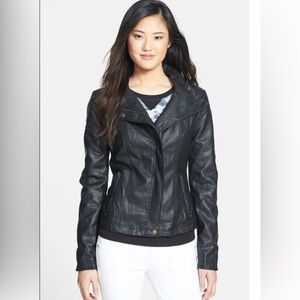 RD Style High Quality Faux Leather Jacket - L